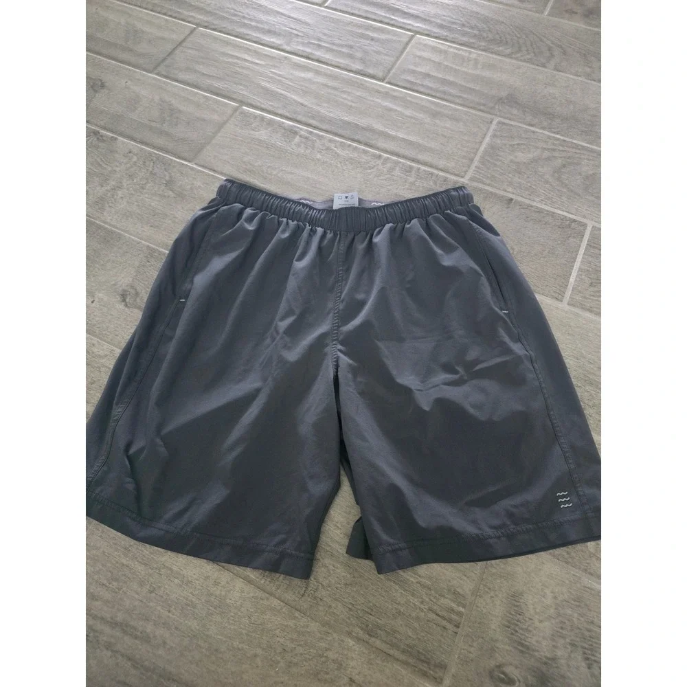 Free Fly Mens Unlined Gray Shorts Large 8 Inch Inseam Stretch Athletic